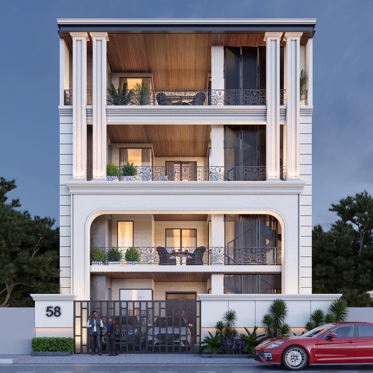 Commercial building design GTB Nagar Jalandhar
