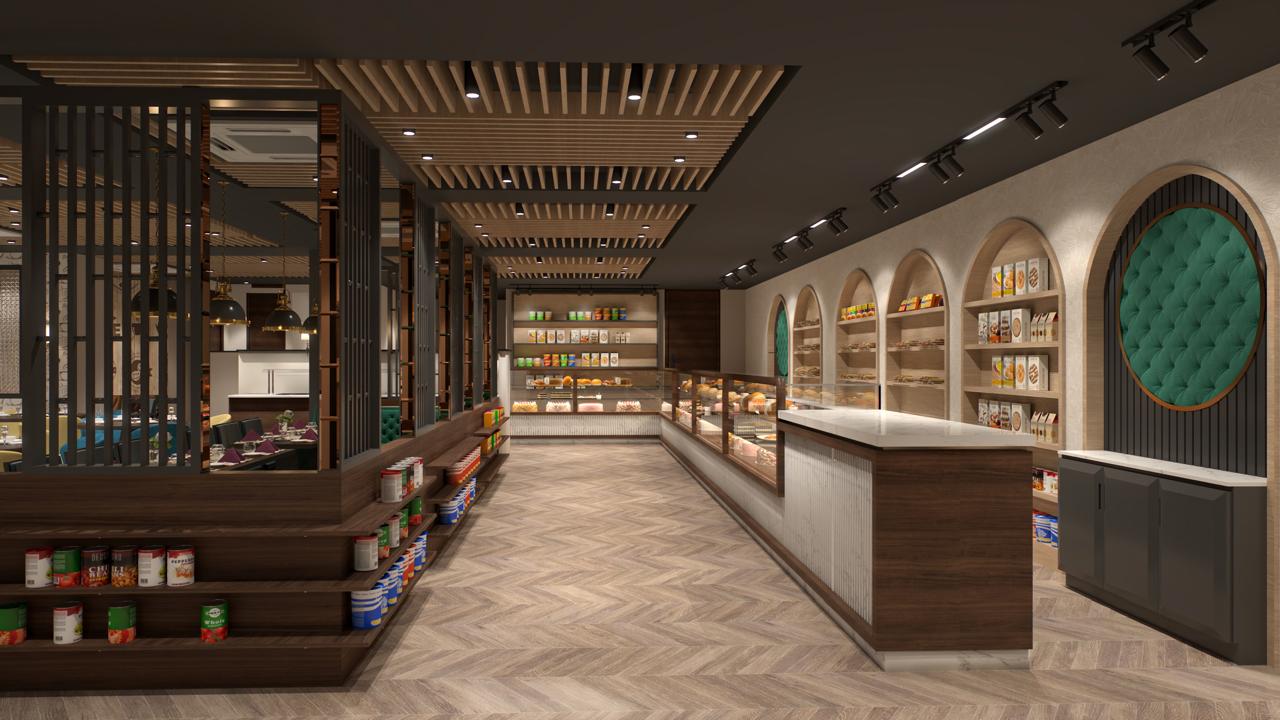Restaurant ceiling design Space Creators