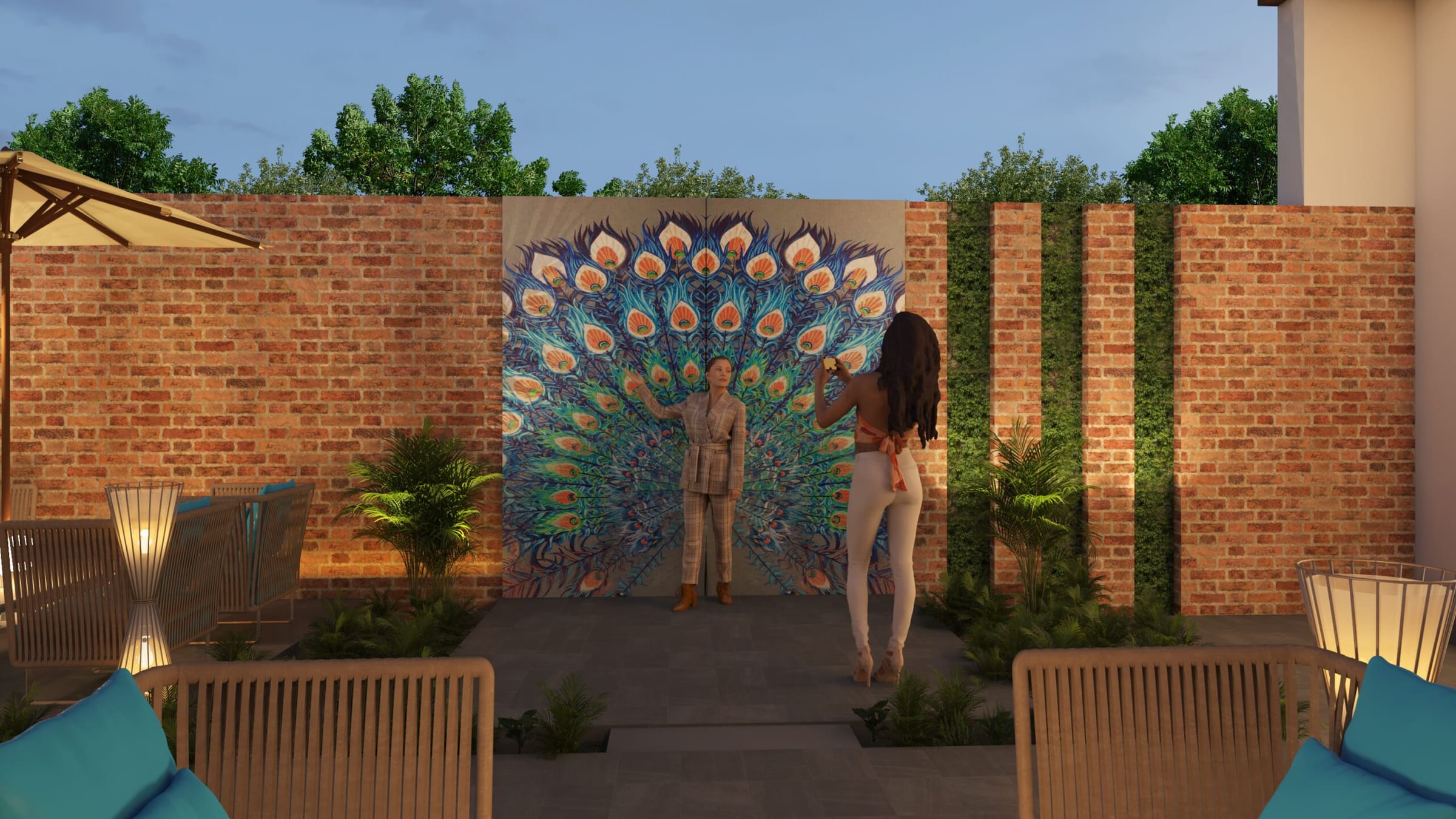 Luxury home exterior Space Creators
