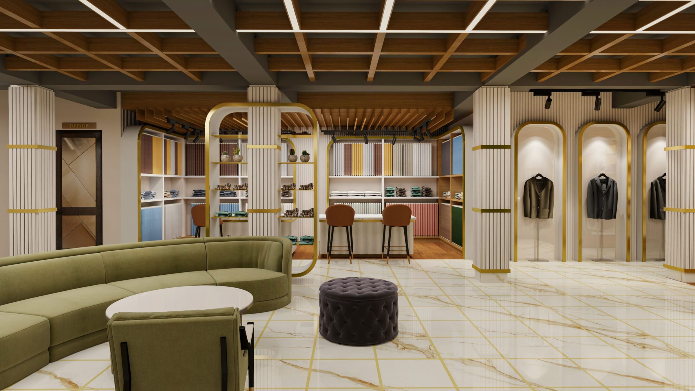 Commercial showroom design Space Creators