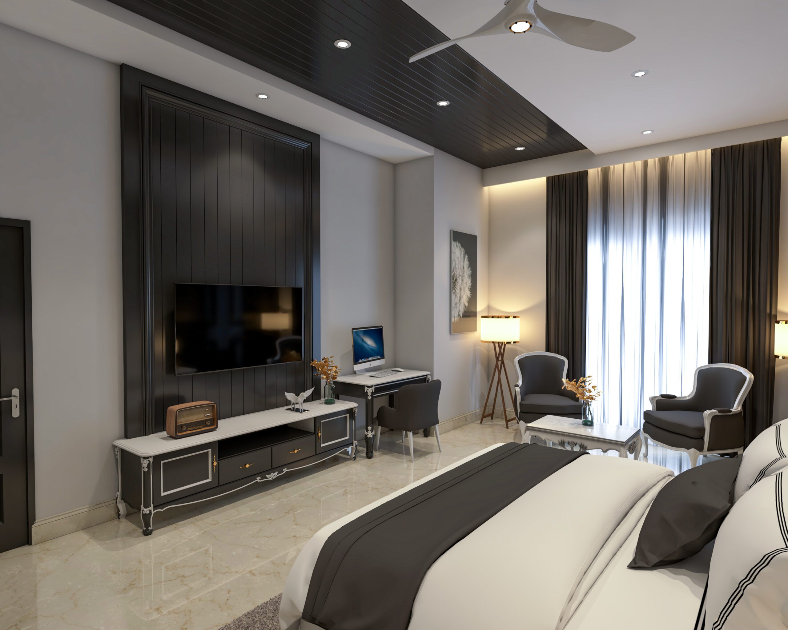 Bedroom Interior Designs By SpaceCreators Jalandhar