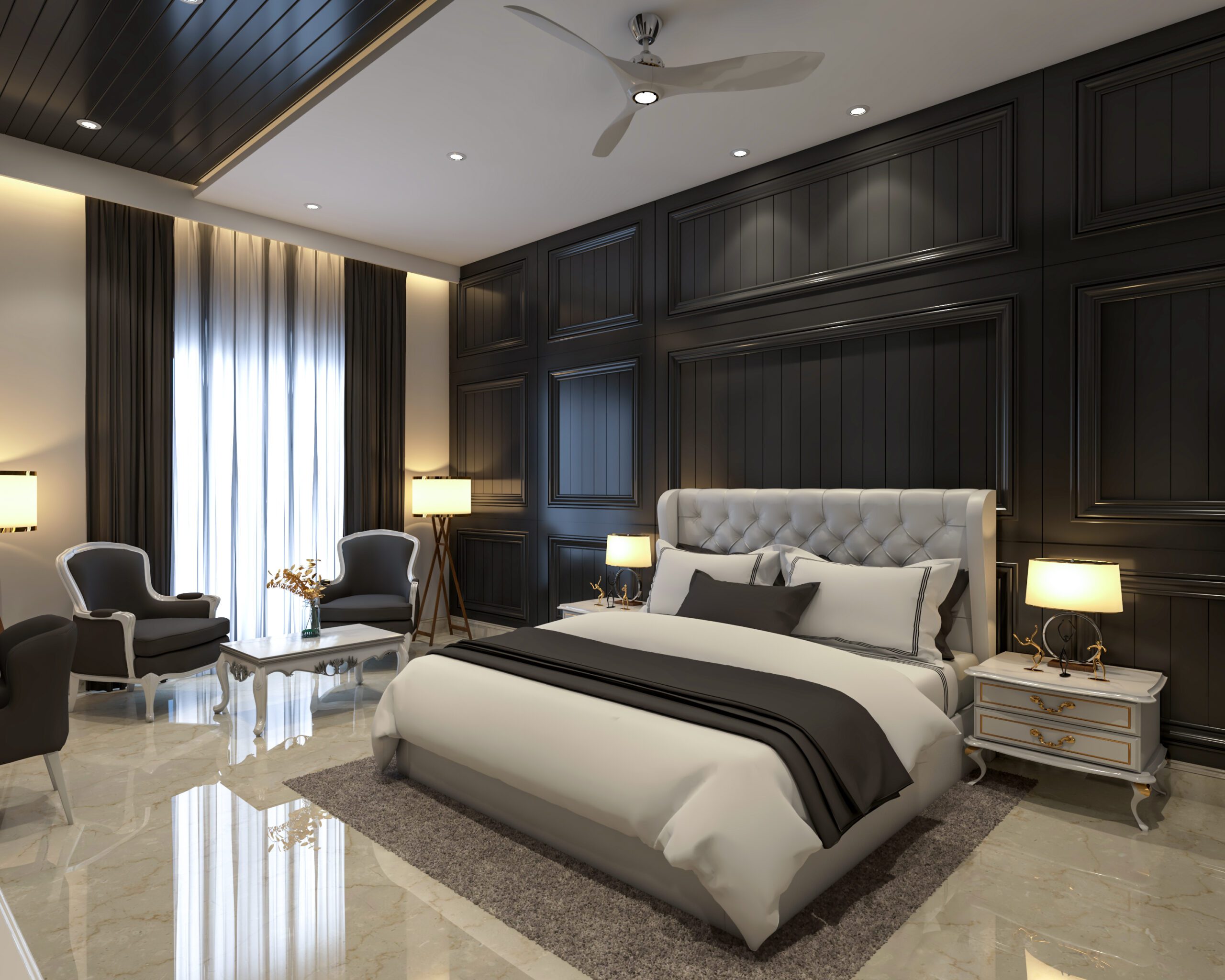 Bedroom Interior Designs By SpaceCreators Jalandhar