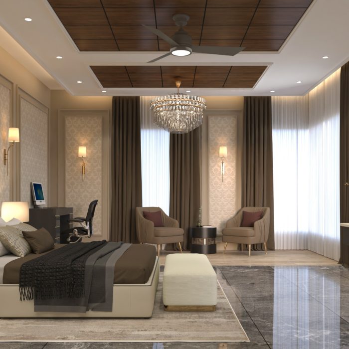 Bedroom Interior Designs By SpaceCreators Jalandhar